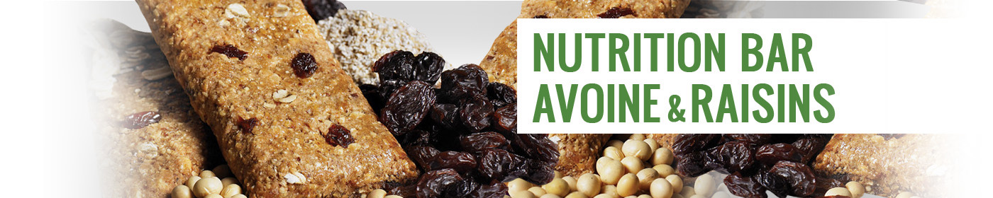 Barre Nutritive de Protéines à l'Avoine et aux Raisins Barre Nutritive de Protéines à l'Avoine et aux Raisins