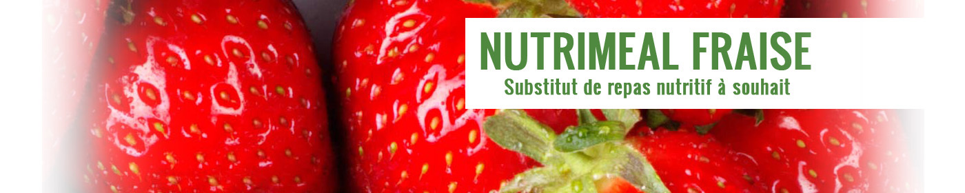 Substitut de Repas | Boisson Nutritive aux Fraises