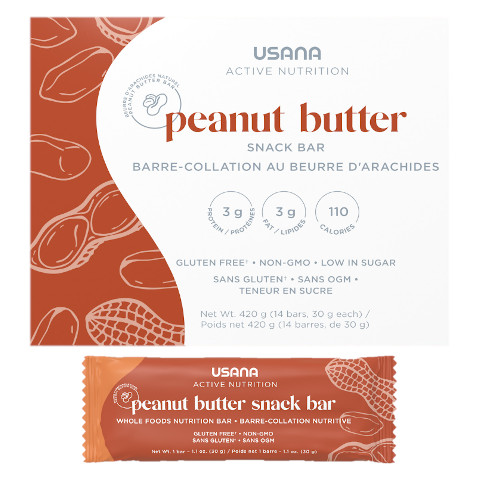 USANA Barre-collation au beurre d'arachides - Active Nutrition
