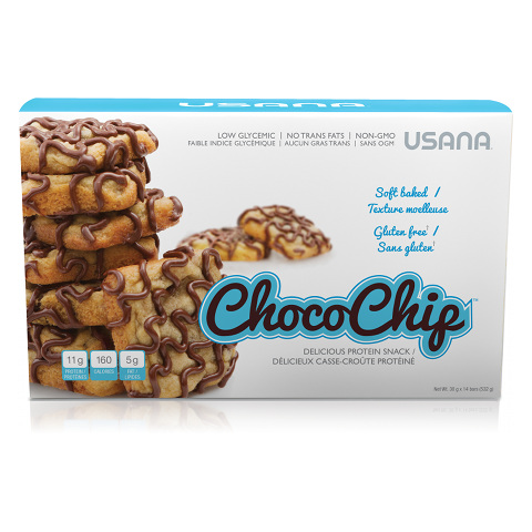 USANA Nutrition Bar Choco Chip - Barre Nutritive de Protéines au Chocolat