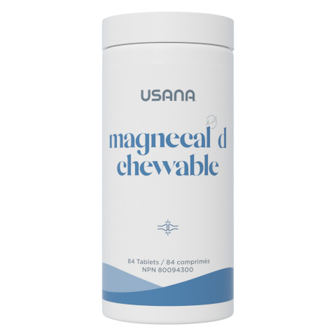 USANA Magnecal D Chew - Supplément de Calcium, Magnesium et Silicium