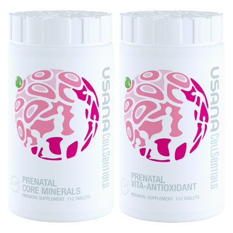 USANA Prenatal CellSentials - Supplément Nutritionnel de Vitamines-Minéraux et Antioxydants