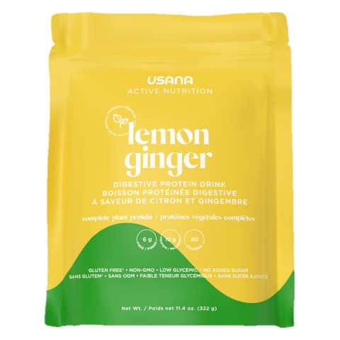 USANA Boisson digestive protéinée au Citron Gingembre - Active Nutrition