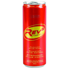 USANA Rev3 Energy - Boisson Énergisante Naturelle de Vitamines en Canette